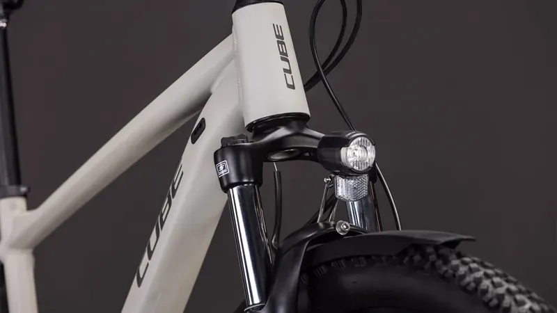 2026 Cube Aim Pro Fe Mountain Bike in Greige/Titan-5