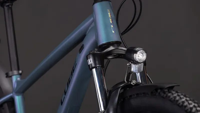 2026 Cube Aim Pro Fe Mountain Bike in Smaragd Grey/Prism-5