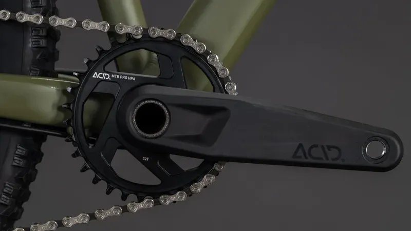 2026 Cube Aim SLX - Aluminium Mountain Bike - Dusty Olive / Gold-5