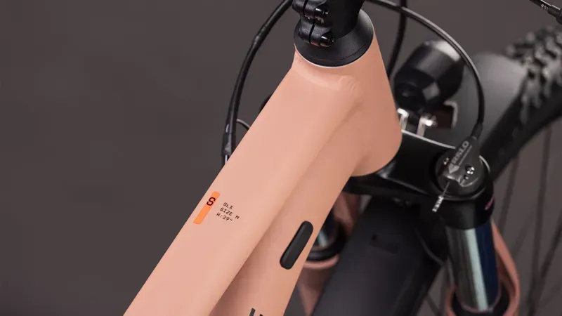 2026 Cube Aim SLX FE Mountain Bike in Blush Rose/Black-2