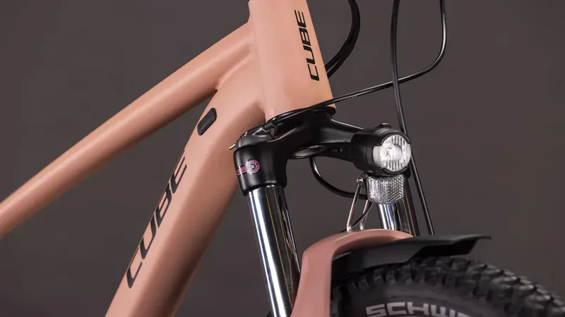 2026 Cube Aim SLX FE Mountain Bike in Blush Rose/Black-6