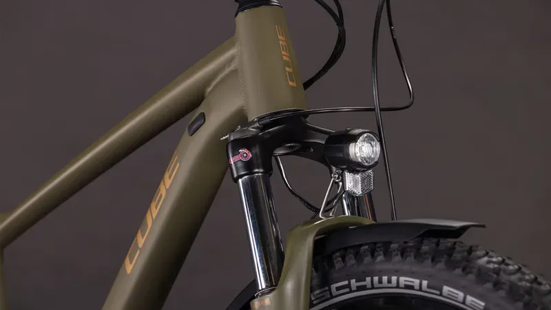 2026 Cube Aim SLX FE Mountain Bike in Dusty Olive/Gold-5