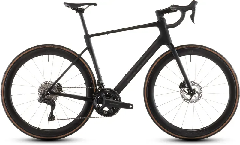 2026 Cube Attain C:62 SLT Road Bike In Carbon/Coal Chrome