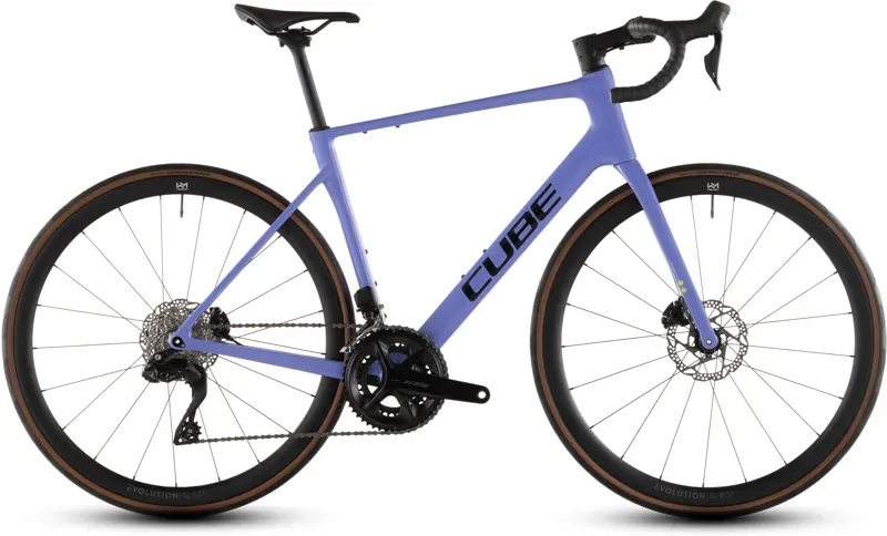 Cube Attain C:62 SLX Road Bike In Lucid Lilac/Black