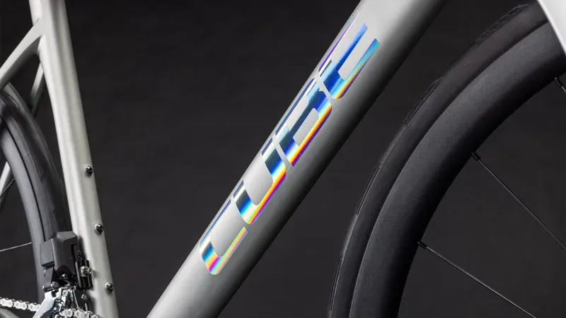 2026 Cube Attain C:62 SLX Road Bike In Sleek Grey/Prism-4