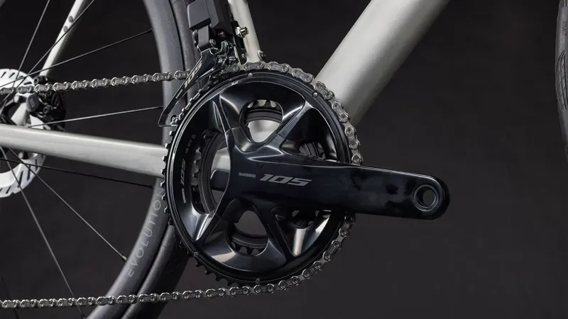 2026 Cube Attain C:62 SLX Road Bike In Sleek Grey/Prism-5