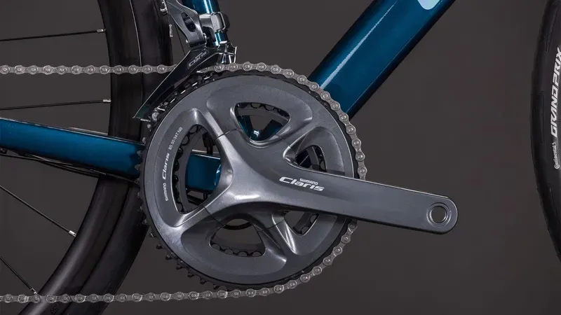 2026 Cube Attain Pro Road Bike in Nautica/Prism-4