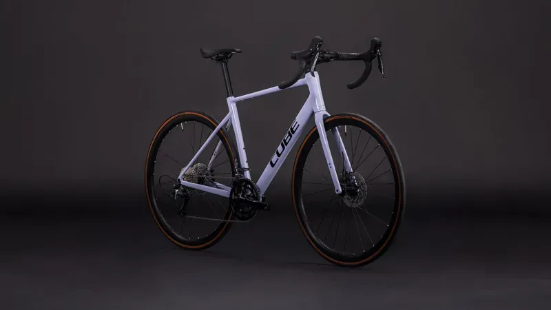 2026 Cube Attain Race Road Bike In Cyclamen/Black-1