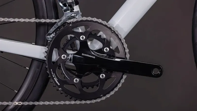 2026 Cube Attain Race Road Bike In Fog Grey/Shift-4