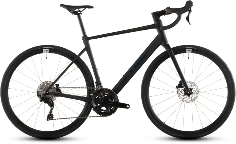 2026 Cube Attain SLX Road Bike in Coal/Prism