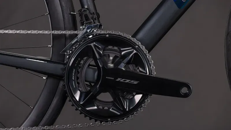 2026 Cube Attain SLX Road Bike in Coal/Prism-5