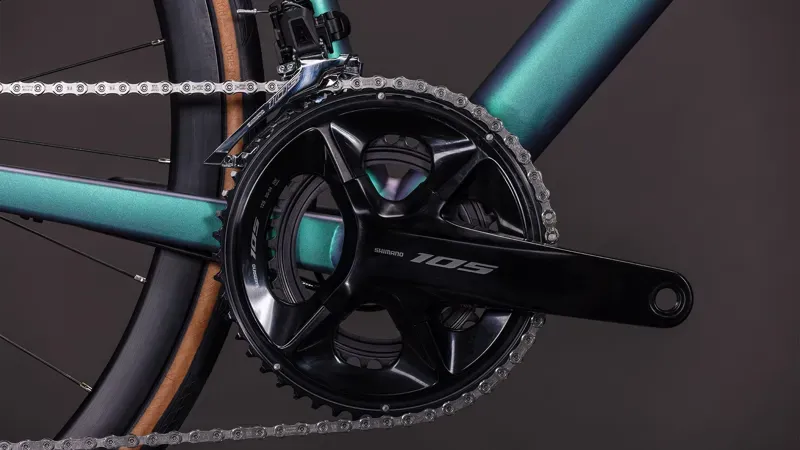 Cube Attain SLX Road Bike in Smaragd Grey/Prism-5