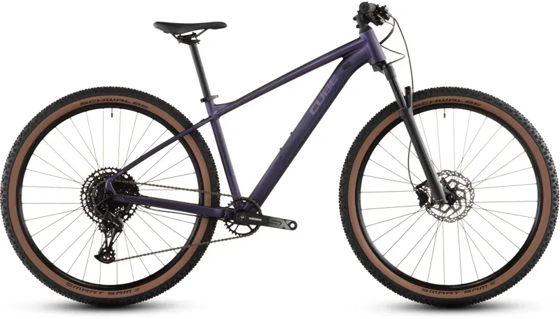 2026 Cube Attention SLX Mountain Bike in Purple Galaxy/Black