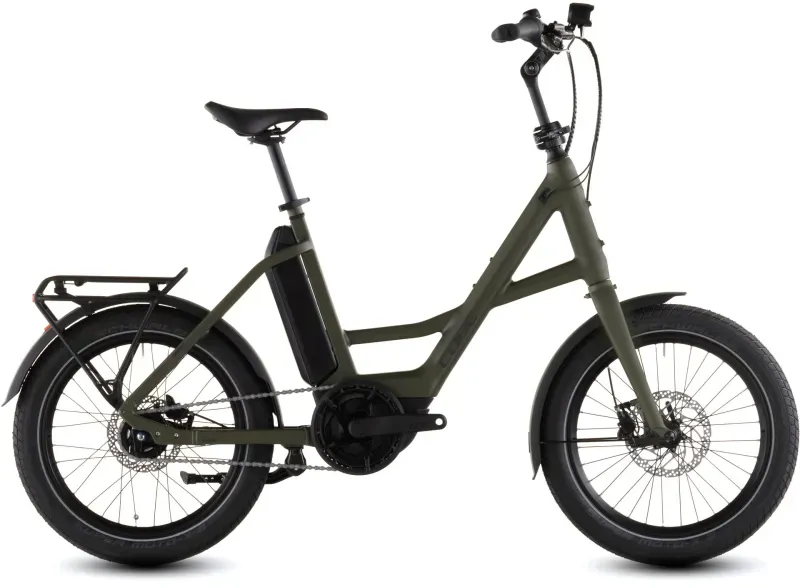 2026 Cube Compact Hybrid Comfort 545 eMountain Bike in Reed Green/Reflex
