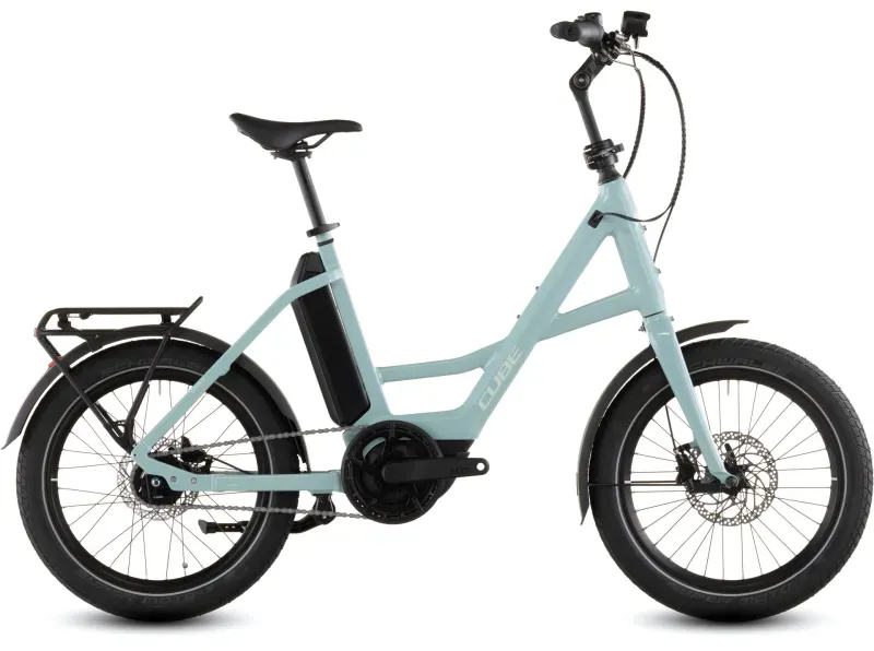 2026 Cube Compact Hybrid Comfort 545 eMountain Bike in Sky Light Blue/Blue