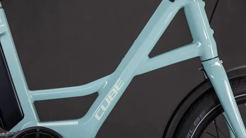 2026 Cube Compact Hybrid Comfort 545 eMountain Bike in Sky Light Blue/Blue-4