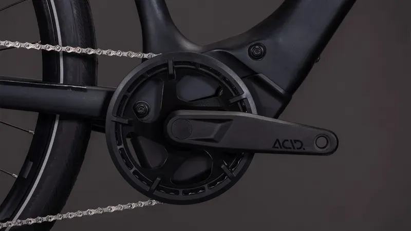 2026 Cube Editor Hybrid Pro 400x Trapeze E-Hybrid Bike in Coal/Prism-4