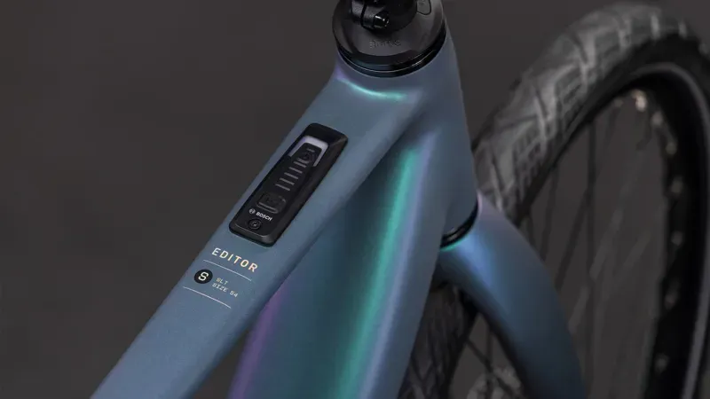 2026 Cube Editor Hybrid SLT 400x City E-Bike in Smaragd Grey/Prism-2