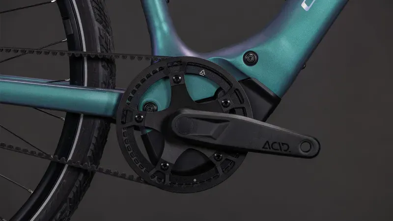 2026 Cube Editor Hybrid SLT 400x City E-Bike in Smaragd Grey/Prism-5