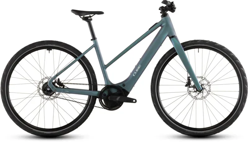 2026 Cube Editor Hybrid SLT 400x Trapeze City E-Bike In Smaragd G
