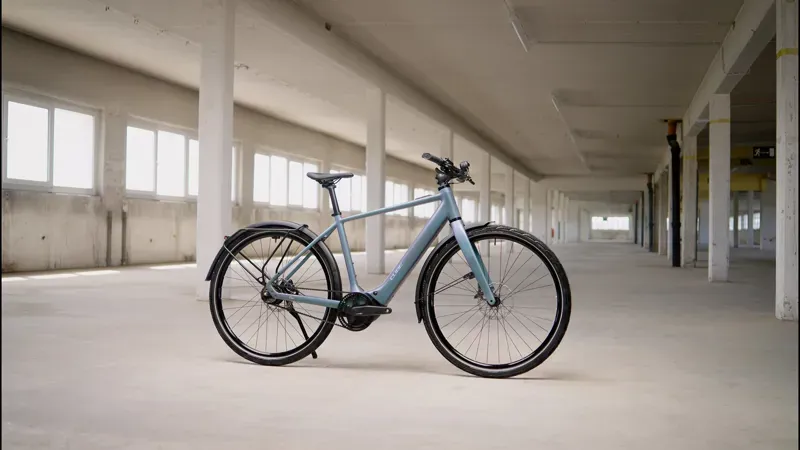 2026 Cube Editor Hybrid SLT 400x FE City E-Bike in Smaragd Grey/Prism-1