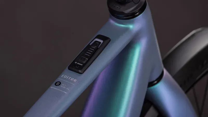 2026 Cube Editor Hybrid SLT 400x FE City E-Bike in Smaragd Grey/Prism-2