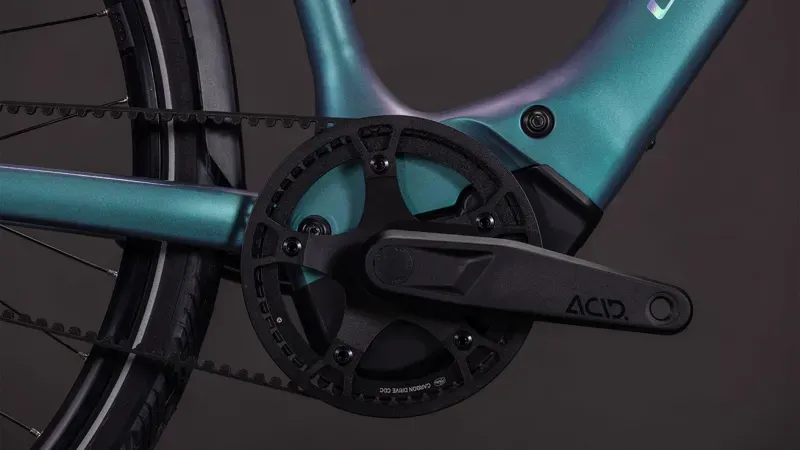 2026 Cube Editor Hybrid SLT 400x FE City E-Bike in Smaragd Grey/Prism-5