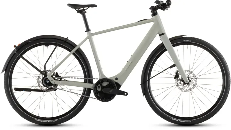2026 Cube Editor Hybrid SLX 400x FE Classic E-City Bike in Reed Beige/Chrome