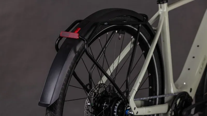 2026 Cube Editor Hybrid SLX 400x FE Classic E-City Bike in Reed Beige/Chrome-4