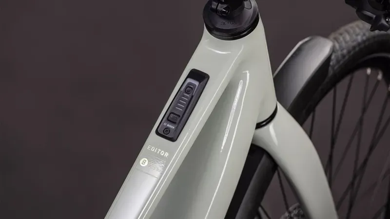 2026 Cube Editor Hybrid SLX 400x FE eHybrid Bike in Reed Beige/Chrome-2