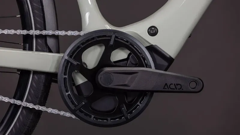 2026 Cube Editor Hybrid SLX 400x FE eHybrid Bike in Reed Beige/Chrome-5