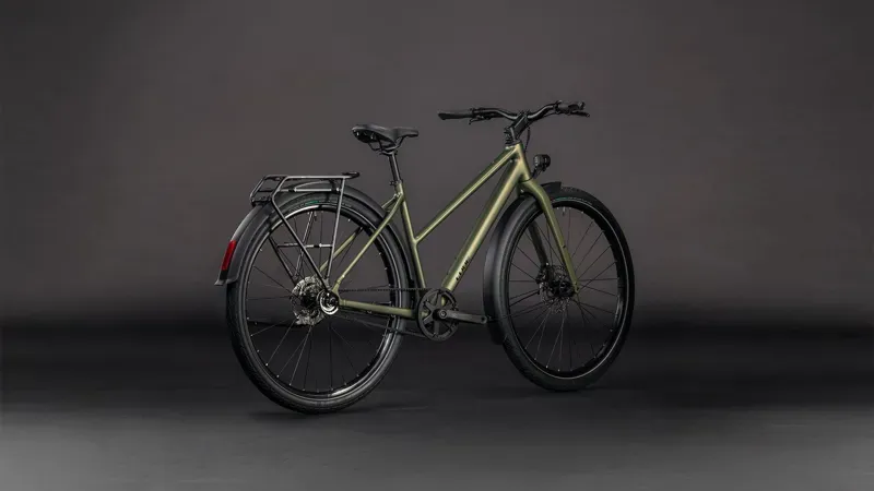 2026 Cube Editor One Fe Hybrid Bike in Reed Green/Black-3