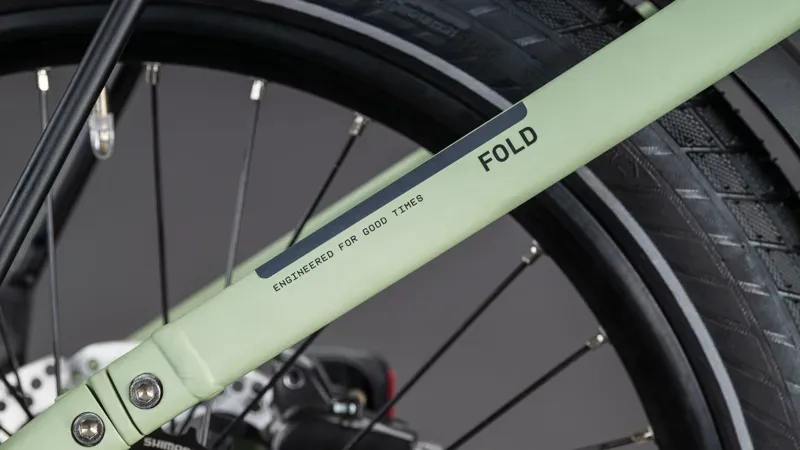 2026 Cube Fold Hybrid 545 E-Bike in Pea/Reflex-3