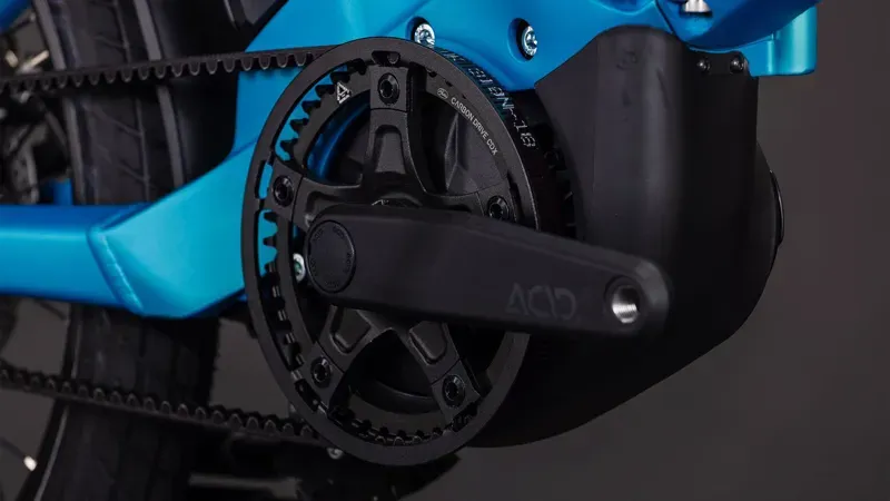 2026 Cube Fold Hybrid Comfort 545 eFolding Bike in Azure/Reflex-4