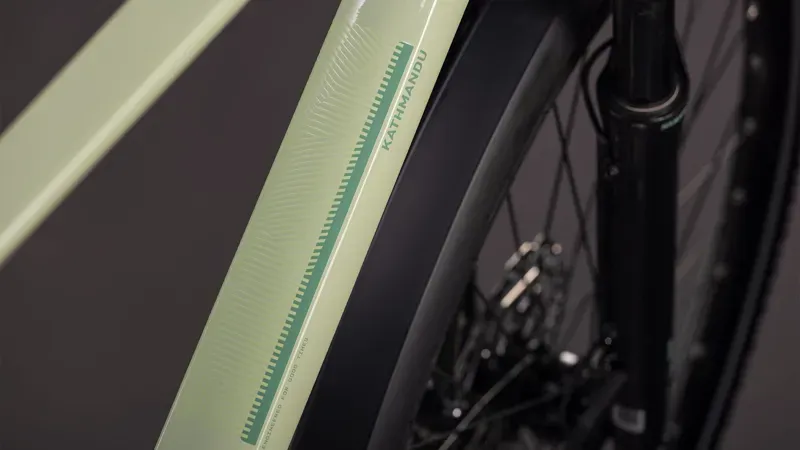 2026 Cube Kathmandu EXC Hybrid Bike in Pea/Grey-3