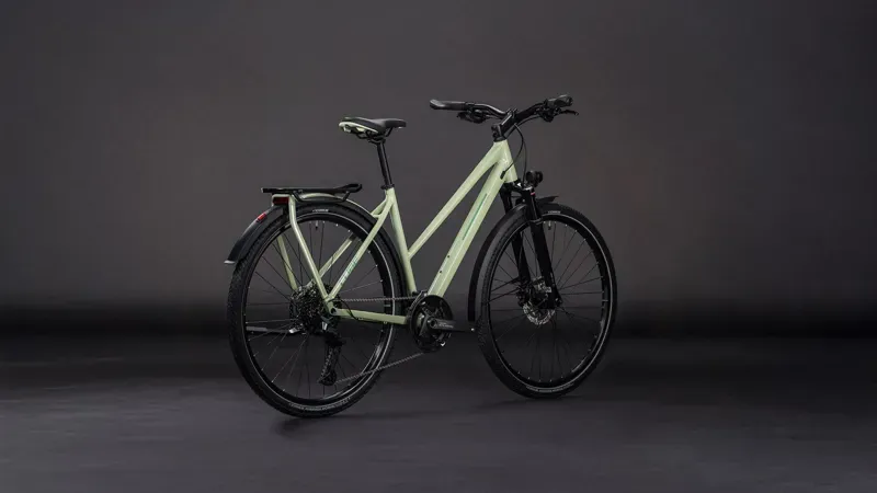 2026 Cube Kathmandu EXC Hybrid Bike in Pea/Grey-8