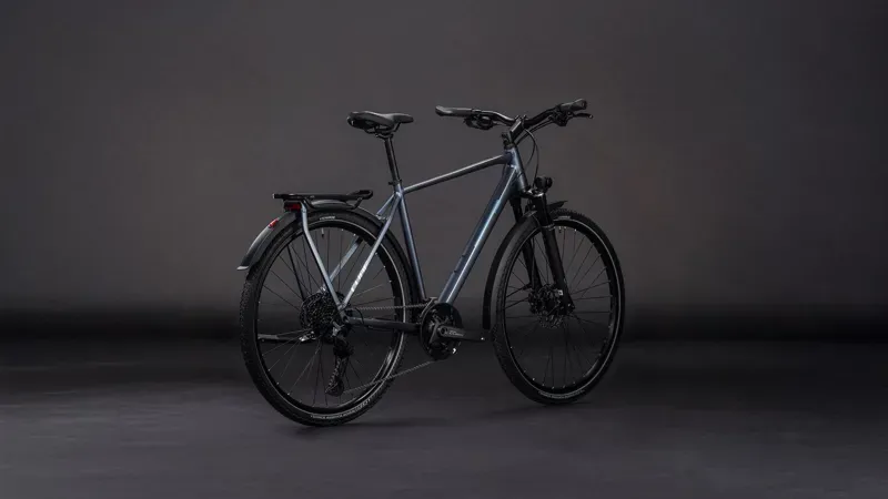 2026 Cube Kathmandu EXC Hybrid Bike in Metallic Grey/Chrome-1