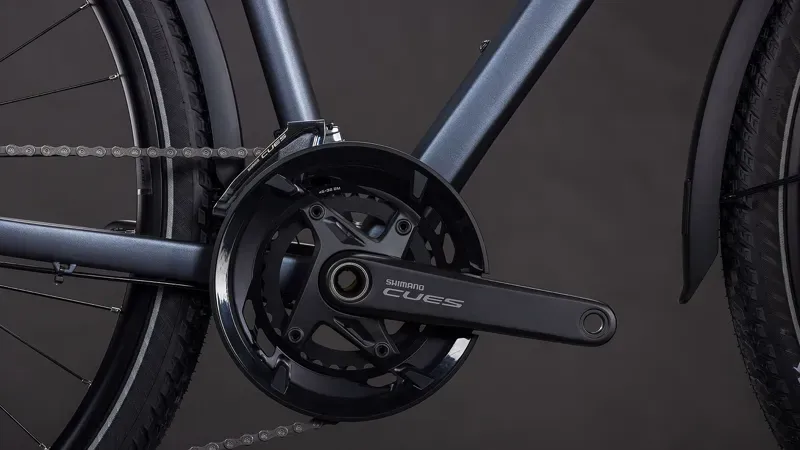 2026 Cube Kathmandu EXC Hybrid Bike in Metallic Grey/Chrome-11