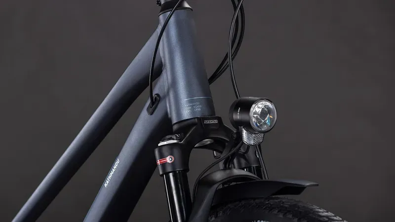 2026 Cube Kathmandu EXC Hybrid Bike in Metallic Grey/Chrome-13