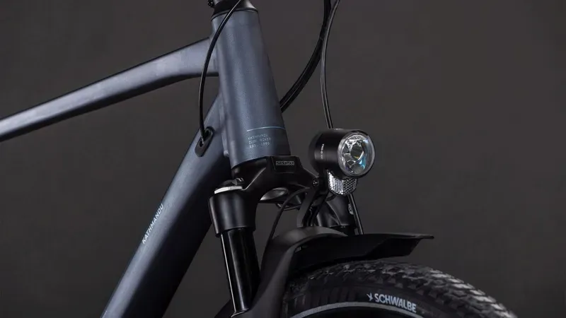 2026 Cube Kathmandu EXC Hybrid Bike in Metallic Grey/Chrome-6