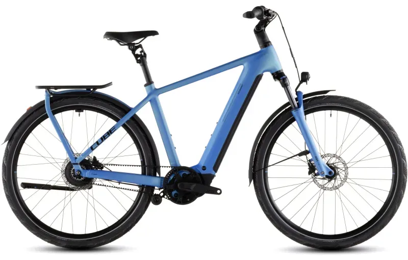 2026 Cube Kathmandu Hybrid Comfort Pro 800 eHybrid Bike in Azure/Black