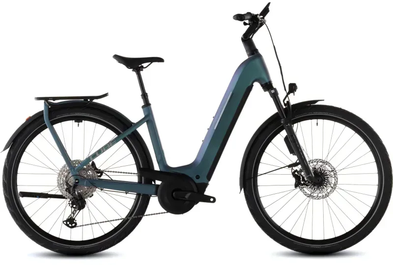 2026 Cube Kathmandu Hybrid EXC 800 eHybrid Bike in Smaragd Grey/Prism-1