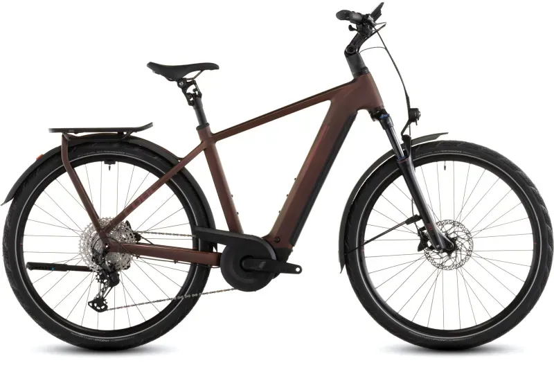 2026 Cube Kathmandu Hybrid Pro 800 eHybrid Bike in Sunglow/Chrome