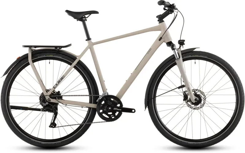 2026 Cube Kathmandu One Hybrid Bike in Oat Grey/Grey