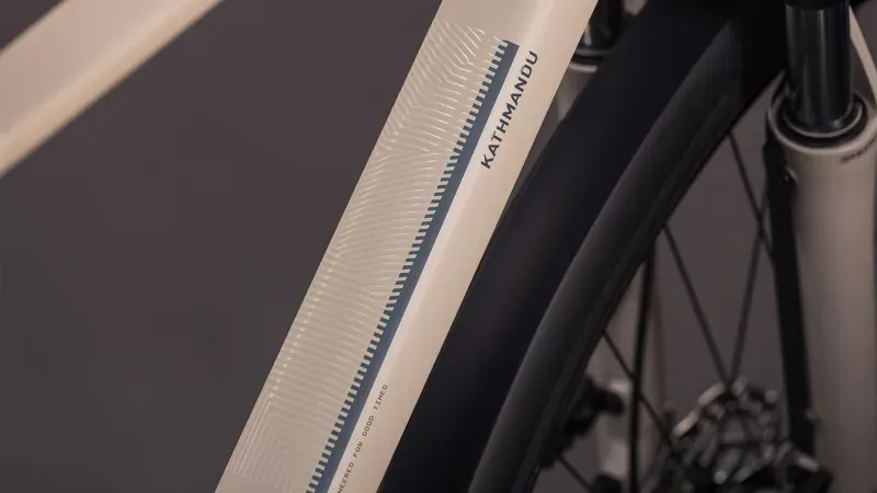 2026 Cube Kathmandu One Hybrid Bike in Oat Grey/Grey-3