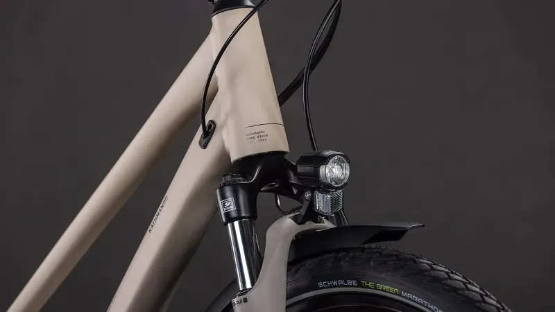 2026 Cube Kathmandu One Hybrid Bike in Oat Grey/Grey-9