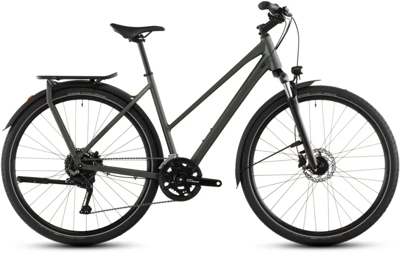 2026 Cube Kathmandu One Hybrid Bike in Sage Brush Green/Green-6