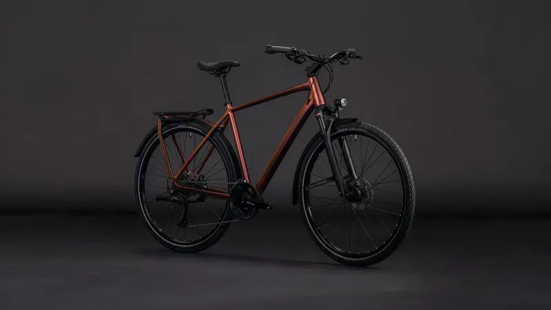 2026 Cube Kathmandu Pro Hybrid Bike In Sunglow/Prizm-1