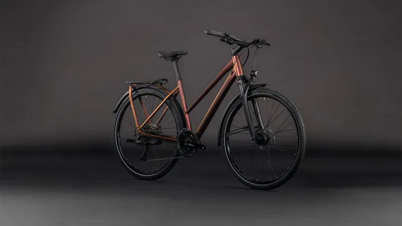 2026 Cube Kathmandu Pro Hybrid Bike In Sunglow/Prizm-3