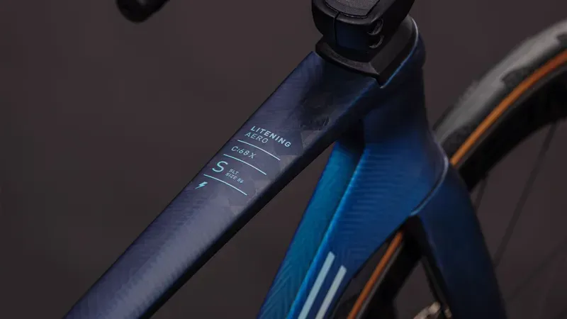 2026 Cube Litening Aero C:68X SLT Road Bike in Atlantis Grid/Ice-2